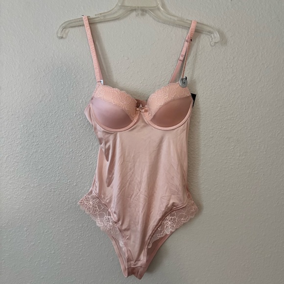 MARYLIN MONROE women’s Push-Up bodysuit Pink size M NWT - Picture 1 of 7